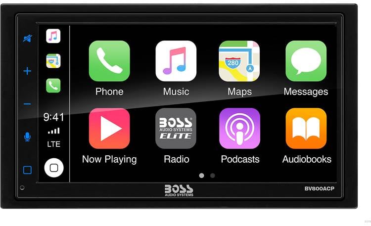 BOSS Audio BV800ACP Enhance your smartphone experience with built-in Apple CarPlay and Android Auto