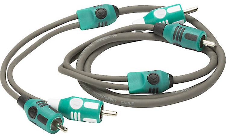 thumbnail image 2 of Kicker K-Series 16.5ft RCA Audio Cable - 2-Channel Interconnect Cable For Car Stereo & Home Audio 2 of 9