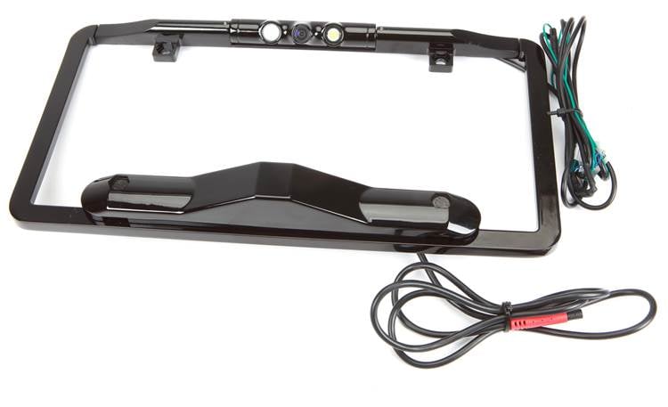 Boyo VTLBSD1 Boyo's ultra-slim license plate frame with backup cam and built-in LEDs