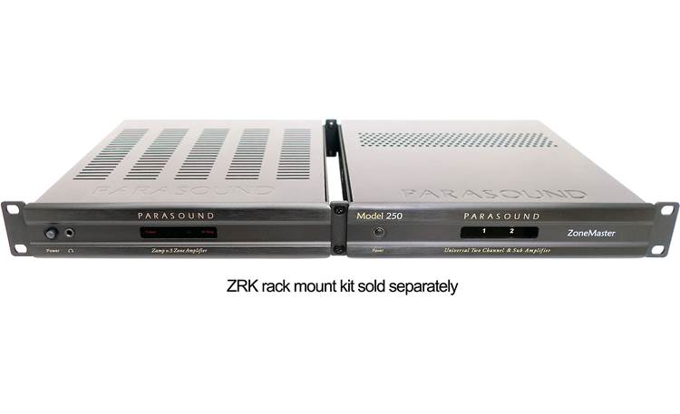 Parasound Zamp v.3 Rack-mountable, and takes up only half a rack space