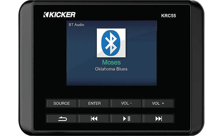 Kicker KRC55 Access the major controls on your Kicker 46KMC5 marine radio
