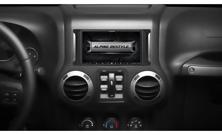 Alpine Restyle i407-WRA-JK You can add custom wallpapers to your Restyle stereo's screen