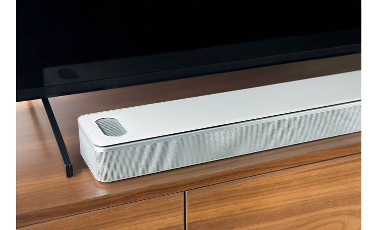 Bose® Smart Soundbar 900 Slim design fits comfortably under most TVs