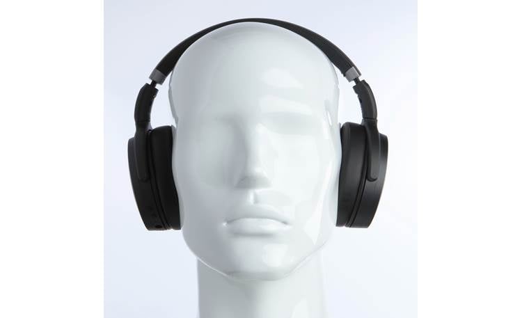 Sennheiser HD 450BT Mannequin shown for fit and scale
