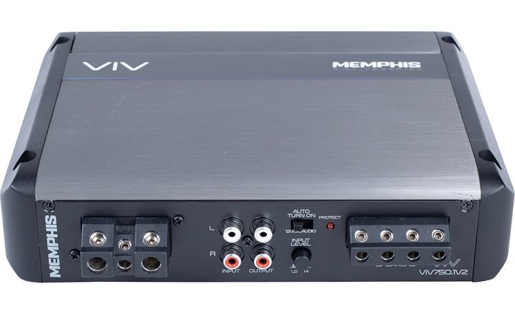 Memphis Audio VIV750.1V2 Audio and power ins and outs