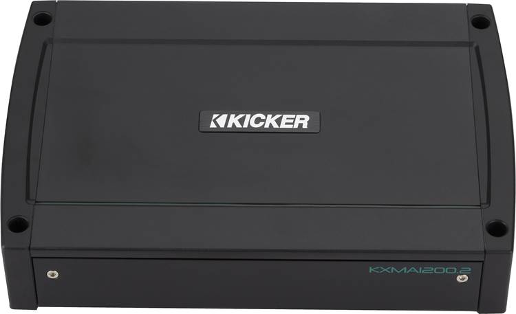 thumbnail image 2 of Kicker 44KXMA12002 Marine Audio 2-Channel Amplifier - 2400W Max, 600W RMS, LED 2 of 3