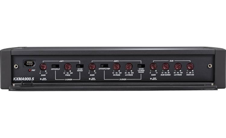 Kicker 48KXMA900.5 Controls give you total control over the final sound, as well as many ways to configure it