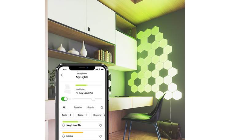 その他 Nanoleaf Shapes Hexagons Smarter Kit Nanoleaf Shapes - Hexagons Smarter Kit (7 Panels) : Amazon