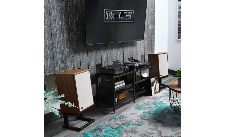 KLH Model Three (English Walnut) Vintage-styled stand-mount/bookshelf ...
