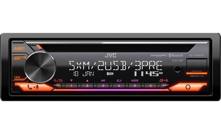 JVC KD-T925BTS Ready for all your music, variable color illumination to accent your dash