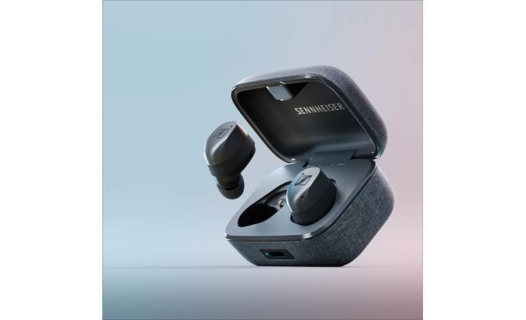 Sennheiser Momentum True Wireless 3 Included charging case banks 21 hours of power to recharge headphones