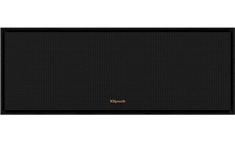 Klipsch Reference R-50C Front, shown with magnetic grille attached