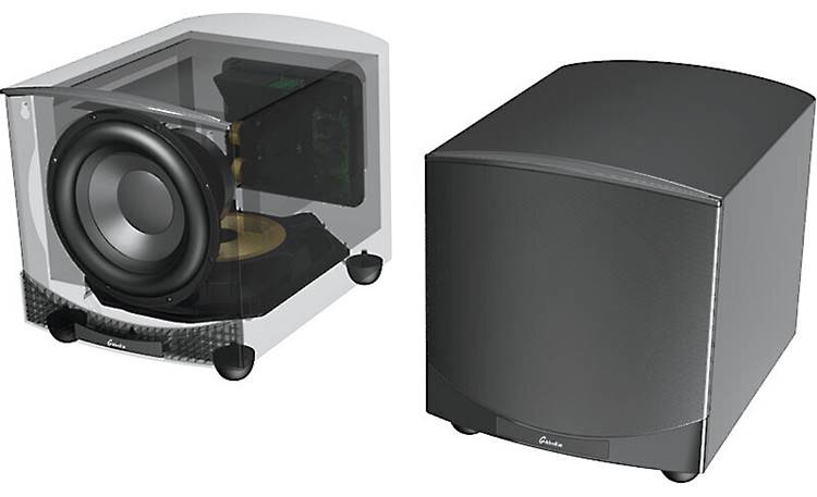 GoldenEar ForceField 40 10" front-firing woofer and down-firing passive radiator