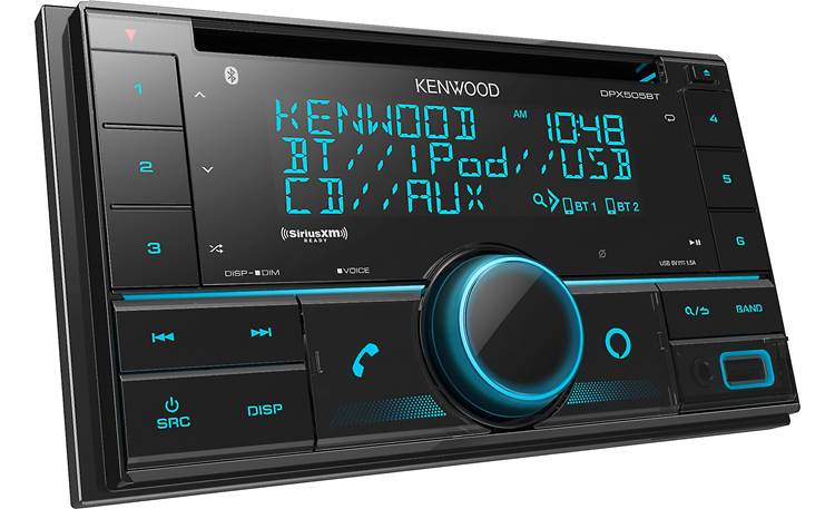 Kenwood DPX505BT Cool angled image of receiver