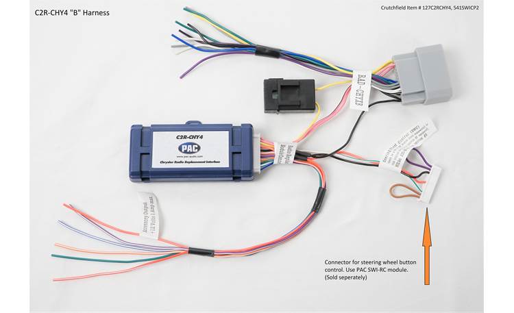 PAC C2R-CHY4 Wiring Interface Connect a new car stereo and retain the  factory amplifier in select 2005-20 Chrysler, Dodge, Jeep, Mitsubishi, Ram,  and Volkswagen vehicles at Crutchfield Canada