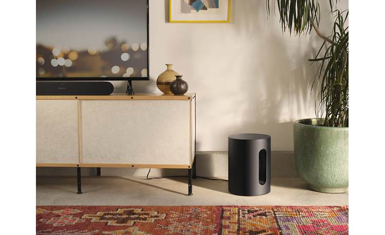 Sonos Sub Mini (Black) Wireless subwoofer for compatible Sonos