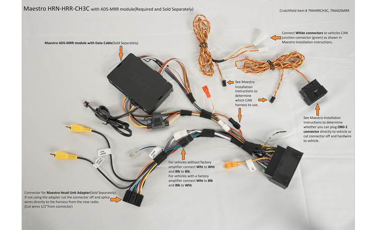 iDatalink HRN-HRR-CH3 Vehicle-specific Harness Other
