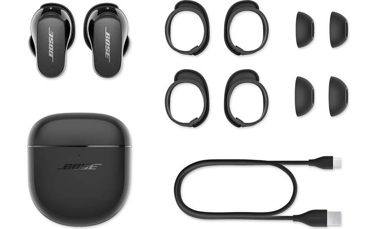 Bose QuietComfort® Earbuds II (Triple Black) True wireless noise 