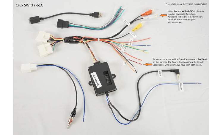 CRUX SWRTY-61C Wiring Interface Other