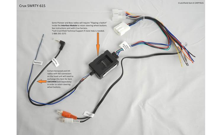 Crux SWRTY-61S Wiring Interface Other