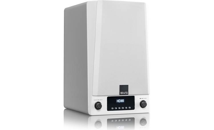SVS Prime Wireless Pro Powered speaker, shown with grille attached