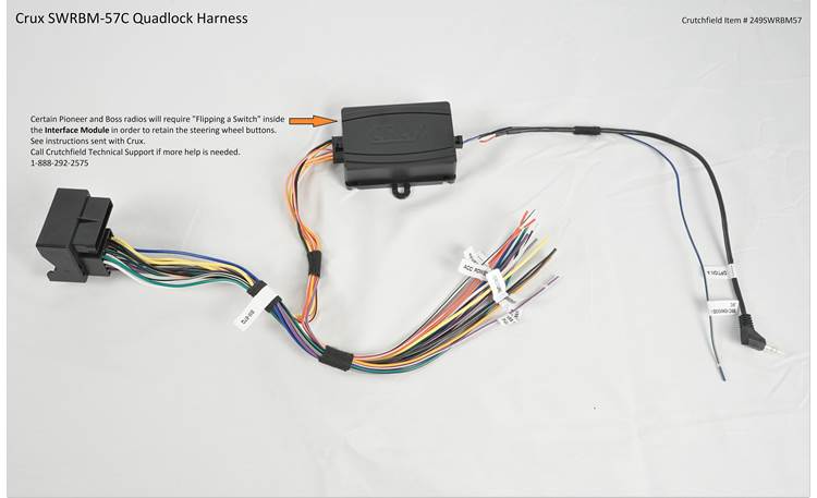 Crux SWRBM-57 Wiring Interface Other