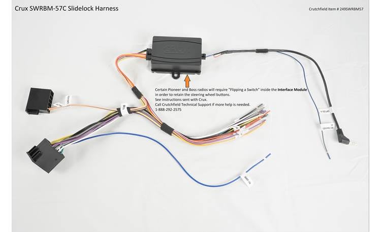 Crux SWRBM-57 Wiring Interface Other