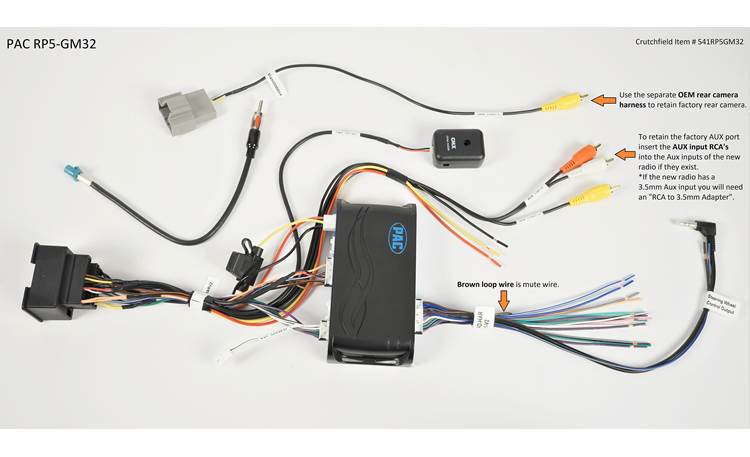 PAC RP5-GM32 Wiring Interface Other