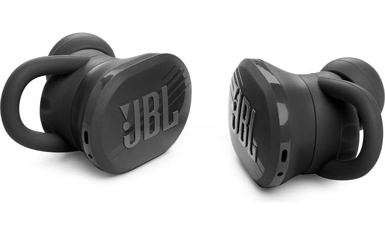 JBL Endurance RACE TWS Shown with optional "enhancers" for secure fit