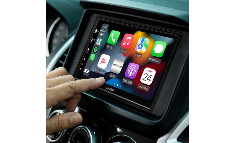 Kenwood DMX8709S Shown installed with Apple CarPlay running