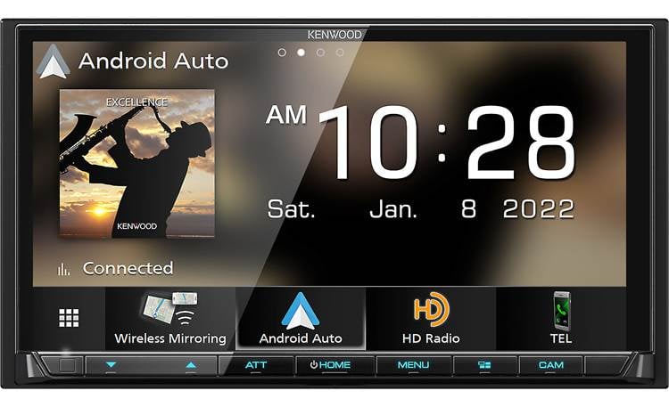 Kenwood Excelon DMX908S This receiver's brilliant touchscreen display lets you access lots of media quickly