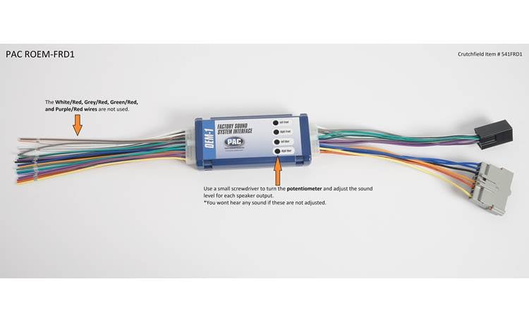 PAC ROEM-FRD1 Wiring Interface Other