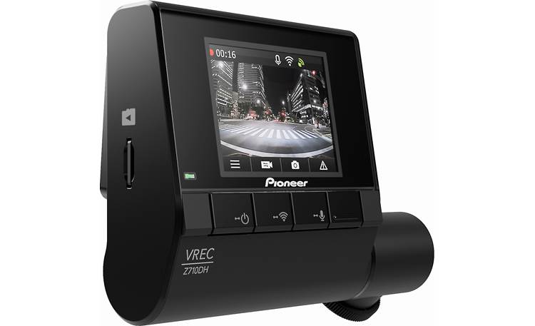 Pioneer VREC-DZ700DC HD dashcam with GPS, Wi-Fi, and second HD camera at  Crutchfield