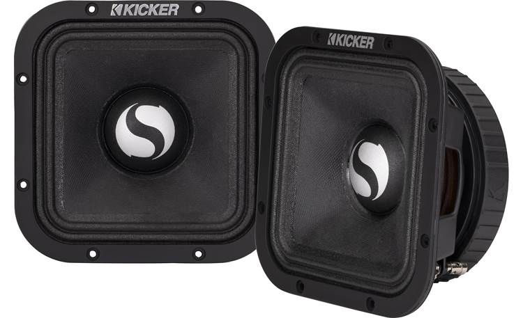 Kicker 49ST7MR4 Create a unique system with Kicker's square midrange speakers