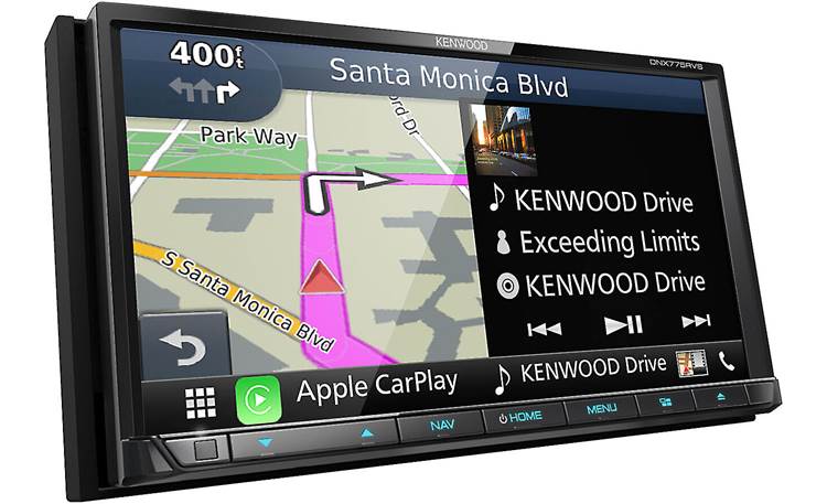Kenwood DNX775RVS Navigation receiver for RV owners and truckers