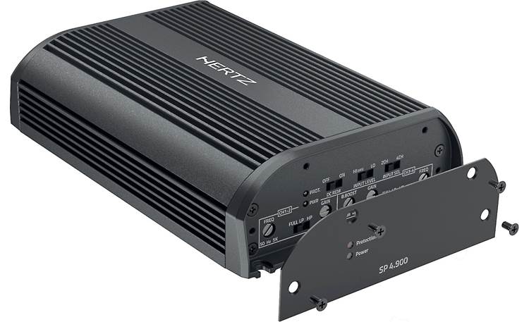 Hertz SP 4.900 controls protected with weather-resistant cover