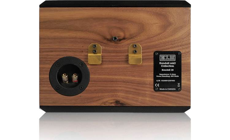 KLH Kendall 2S The unique built-in mounting cleats double as speaker wire connectors