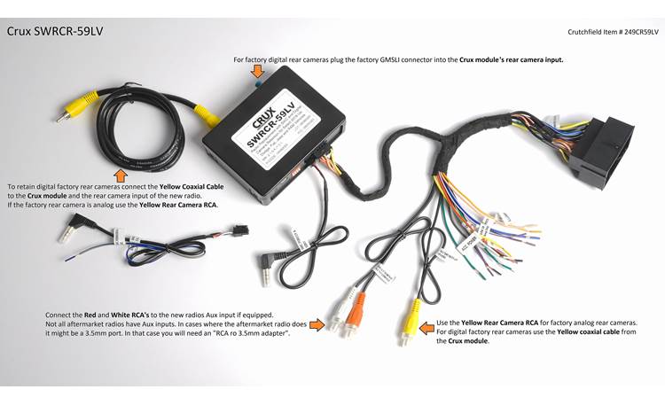 CRUX SWRCR-59LV Wiring Interface Tech Graphic