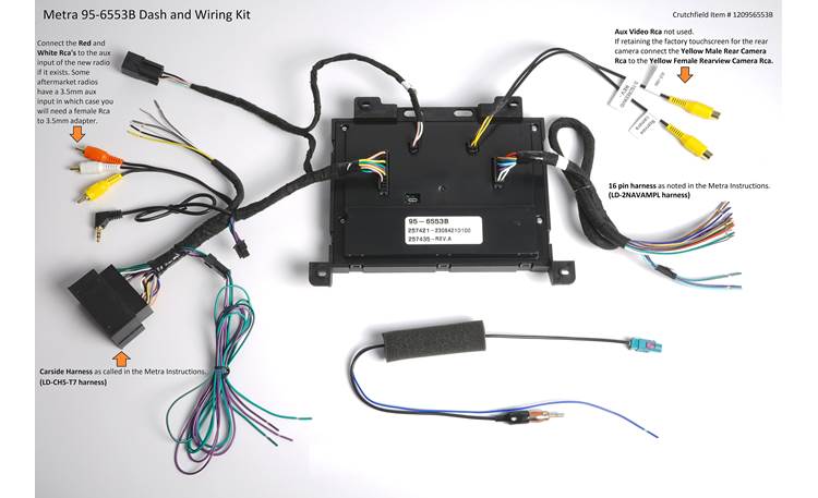 Metra aux clearance in dash kit