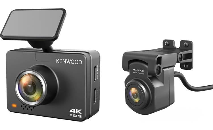 Kenwood DRV-A610WDP Dual camera system — compact 4K HD dash camera