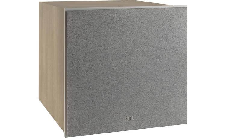 JBL Stage 220P Angled right, with grille