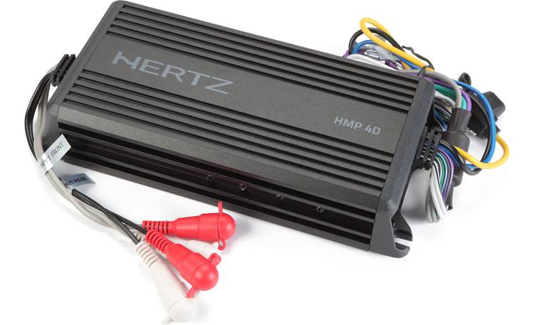 Hertz HCP 4D 4-channel car amplifier — 70 watts RMS x 4 at