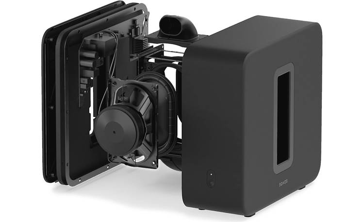 Sonos Sub 4 (Black) Wireless subwoofer for compatible Sonos