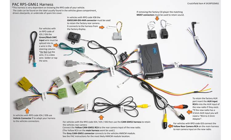 thumbnail interactive-video image 1 of PAC RP5-GM11 Radio Interface - Retains OnStar & Steering Controls For GM Vehicles 1 of 2