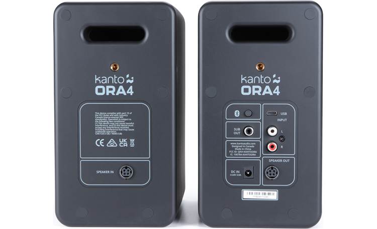 Kanto ORA4 (Matte Black) Powered stereo speakers with