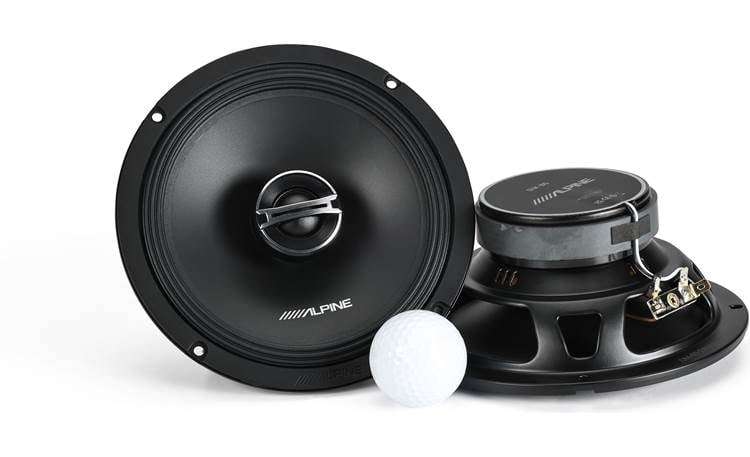 Alpine DM-65-G Golf ball shown for scale 