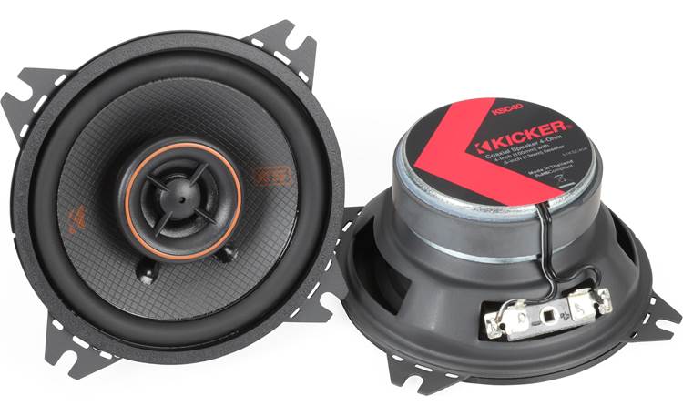 Kicker KSC40 Designed to fit in many vehicles, these Kicker KS speakers are a solid upgrade to your vehicle's sound