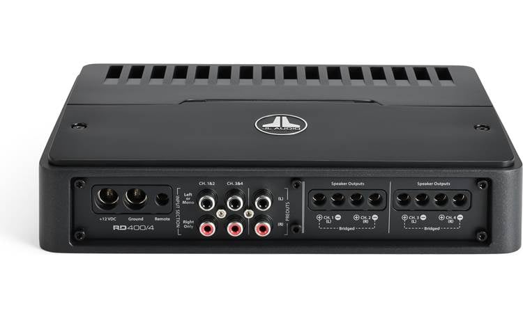 JL Audio RD400/4 4-channel car amplifier — 75 watts RMS x 4 at