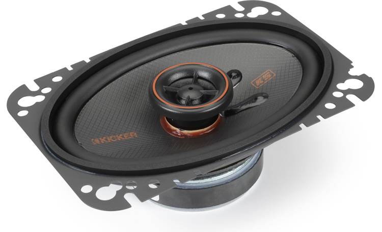 Kicker KSC460 The polypropylene woofer and rubber surround are designed to last