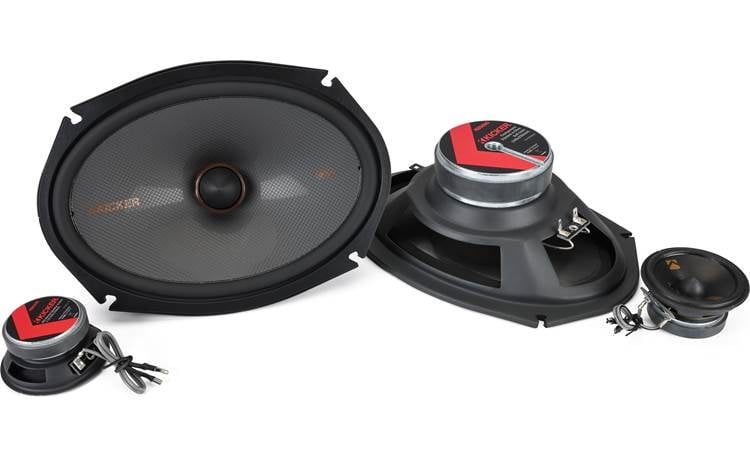 Kicker KSS269 Designed to fit in many vehicles, these Kicker KS component speakers are a solid upgrade to your vehicle's sound